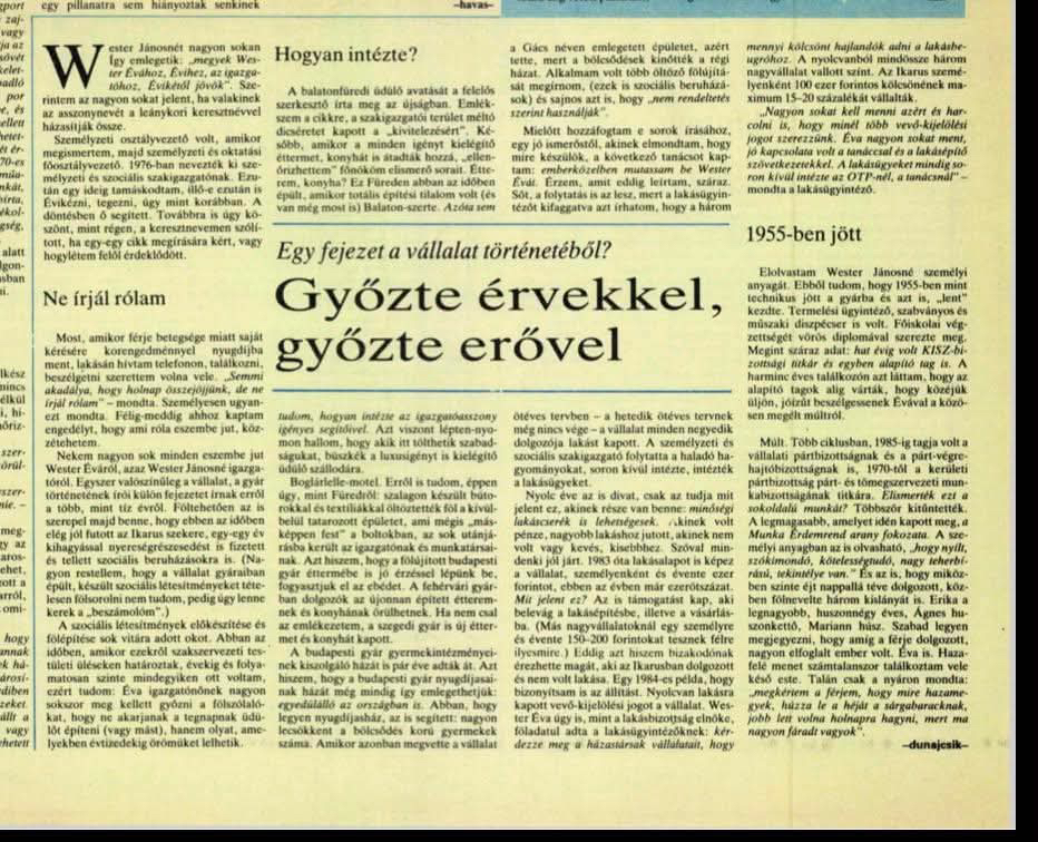 Ikarus gyári lap - archív cikk 2